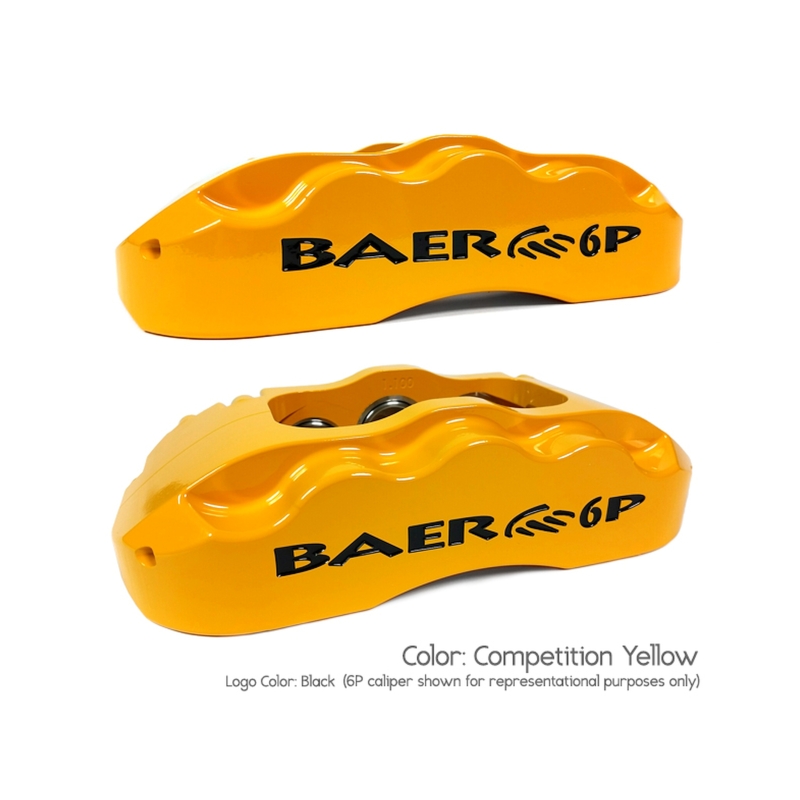 Jeep Wrangler Brake Kit - Front - Baer Brakes - Pro+ 14in SDZ - Comp Yellow - `07-`17